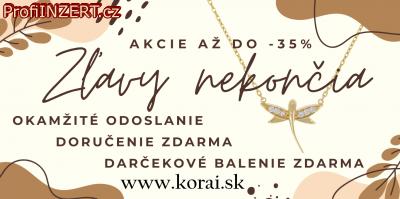 Obrázek k inzerátu: Skvelé zľavy na zlaté šperky zo 14k zlata Korai Obrázek k inzerátu: Skvelé zľavy na zlaté šperky zo 14k zlata Korai