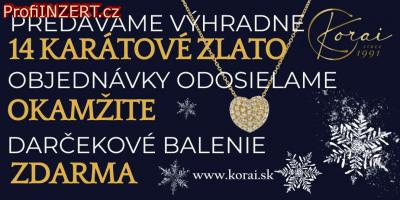 Obr�zek k inzer�tu: Kr�sne zlat� �perky zo 14 kar�tov�ho zlata Korai