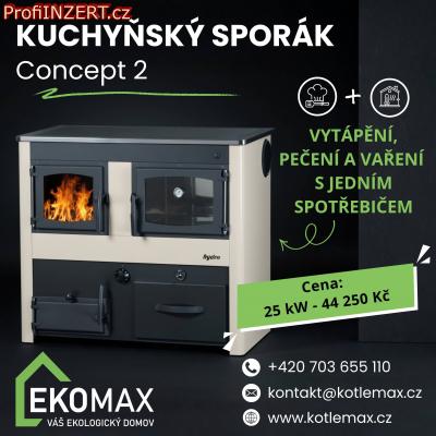 Obr�zek k inzer�tu: 25 kW - Kuchy�sk� spor�k Concept 2