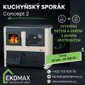 Obrázek k inzerátu 25 kW - Kuchyňský sporák Concept 2