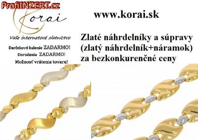 Obr�zek k inzer�tu: Zlat� n�hrdeln�ky a s�pravy (zlat� n�hrdeln�k+zlat� n�ramok)