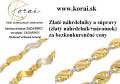 Obr�zek k inzer�tu Zlat� n�hrdeln�ky a s�pravy (zlat� n�hrdeln�k+zlat� n�ramok)