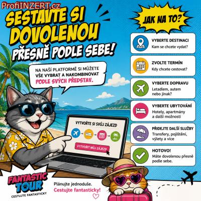 Obr�zek k inzer�tu: Fantastic Tour – digit�ln� cestovn� agentura