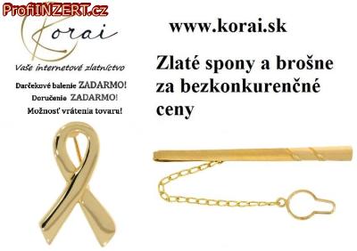 Obr�zek k inzer�tu: Zlat� kravatov� spony a bro�ne Korai