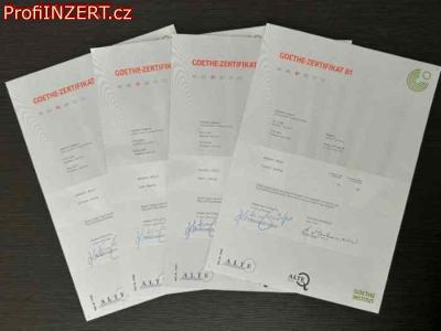 Obr�zek k inzer�tu: Buy B1 polish proficiency certificate online, TELC b2 Online