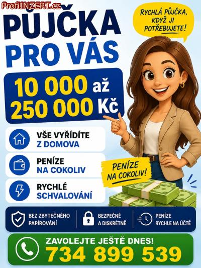 Obr�zek k inzer�tu: Rychl� p�j�ka,kdy� ji pot�ebuje�
